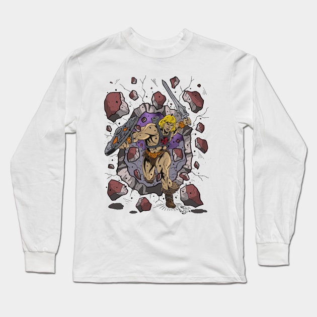 Master of the Universe! Long Sleeve T-Shirt by AustinLBrooksART